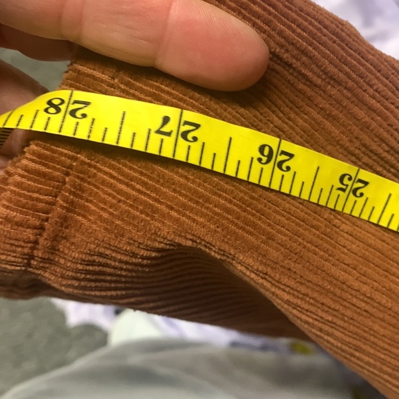 Agolde Riley jean corduroy brown  size 29 - Picture 9 of 9